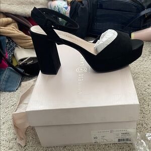 Chinese Laundry Theresa Black Women's Platform Sandals